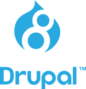 drupal 8 logo Stacked CMYK 300